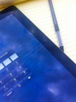 iPad and Note Pad Together